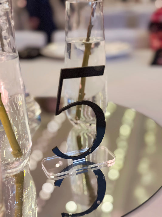 Sleek Table Numbers