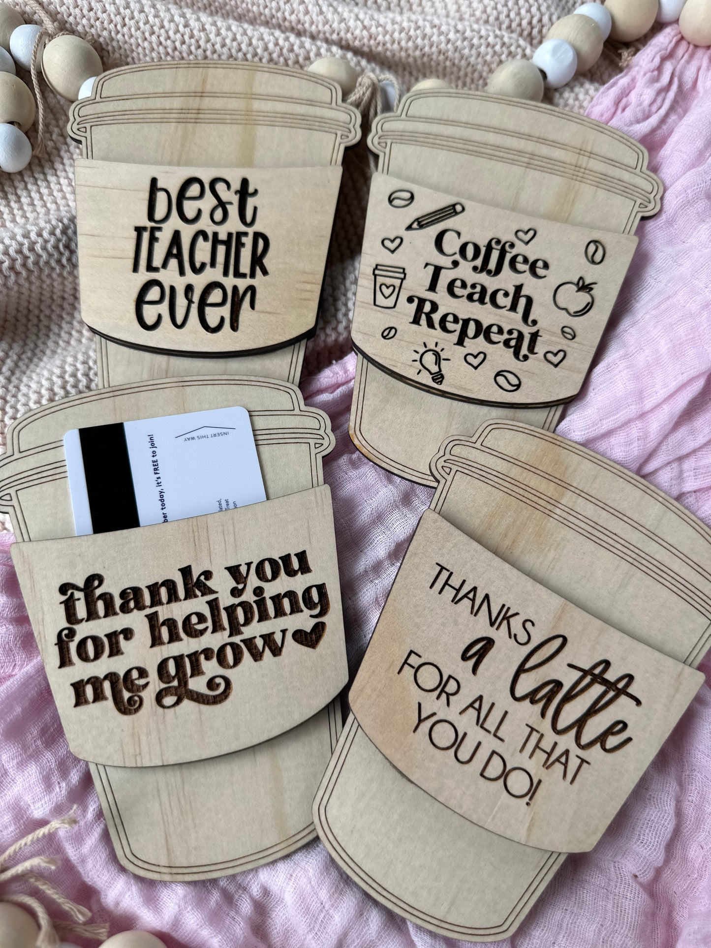 Teacher Gift Card Holder