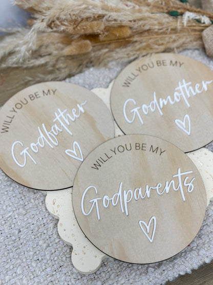 Godparent Proposal Plaque