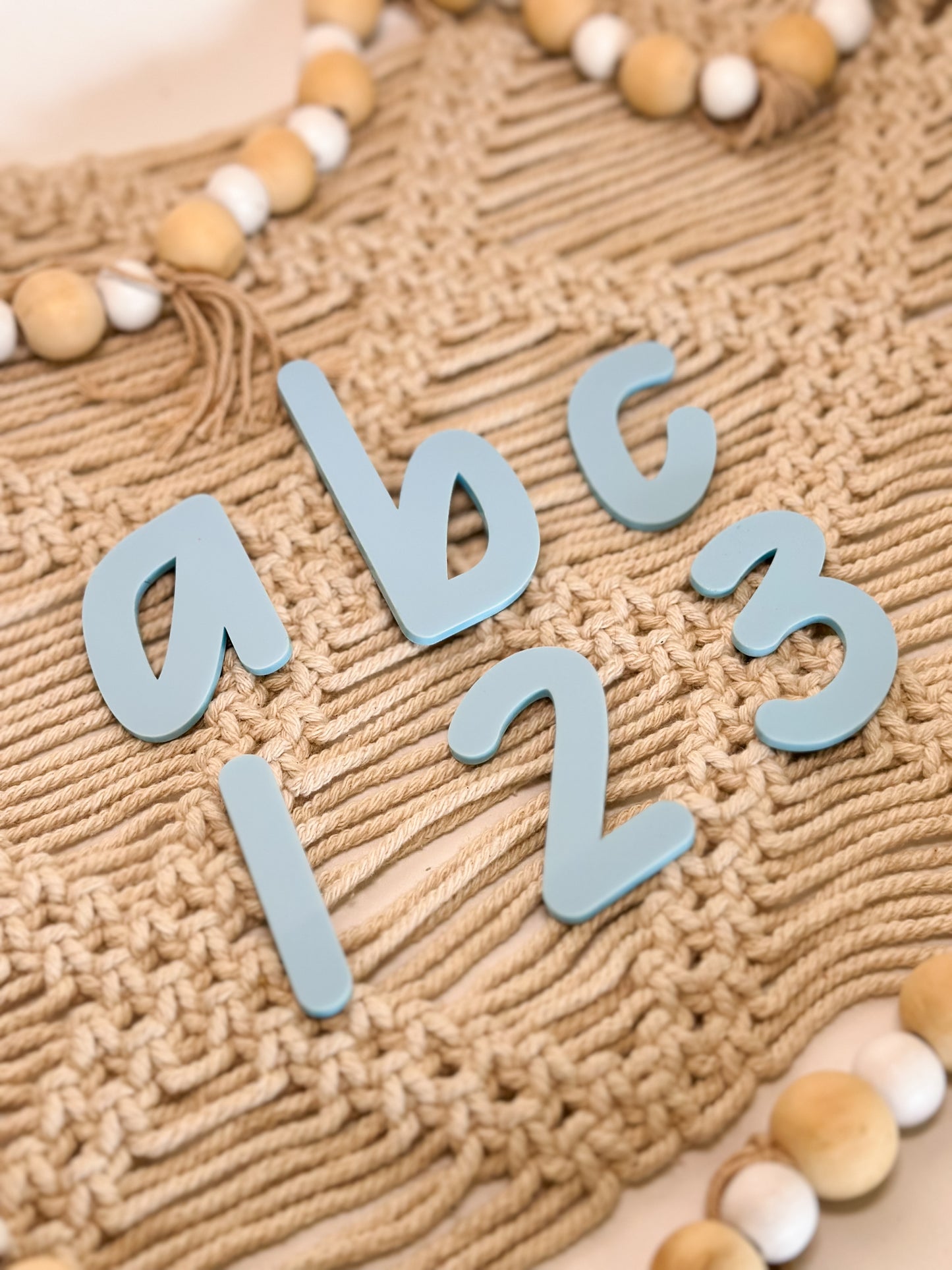 Acrylic Alphabet & Number Set