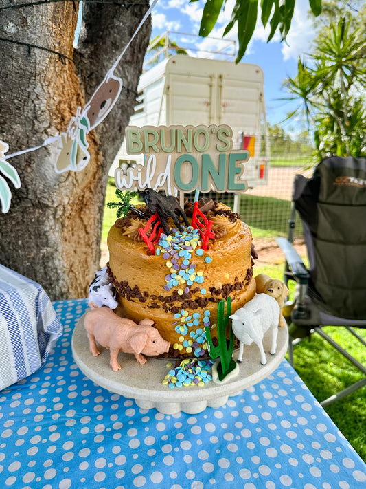 Wild One Cake Topper