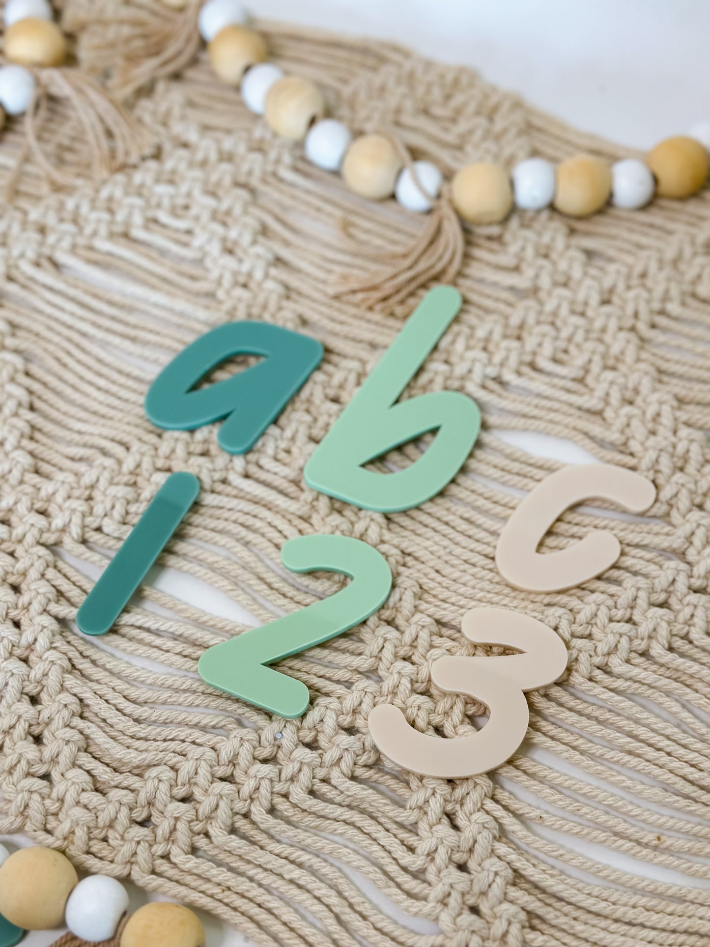 Acrylic Alphabet & Number Set