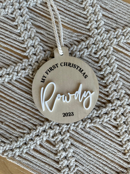 My First Christmas Bauble