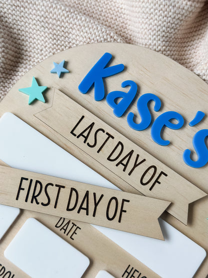 Large First & Last day Sign