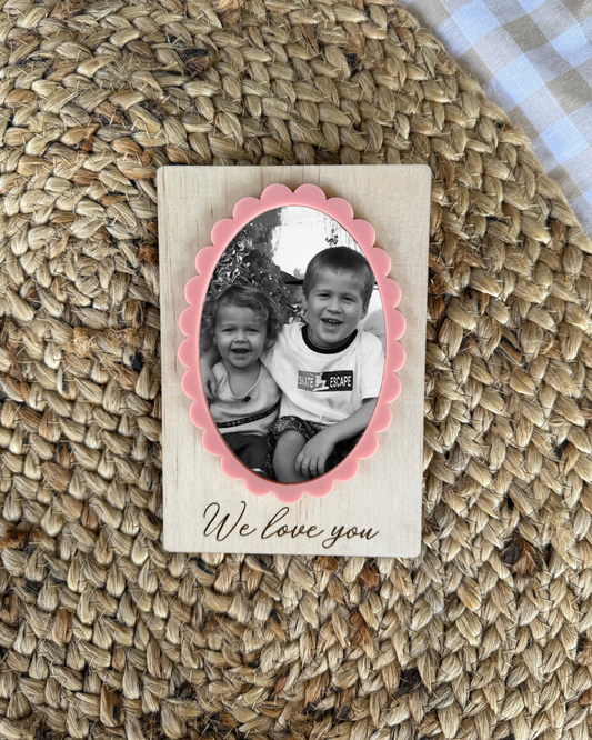 Love You Fridge Photo Magnet