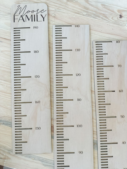 Family Height Chart