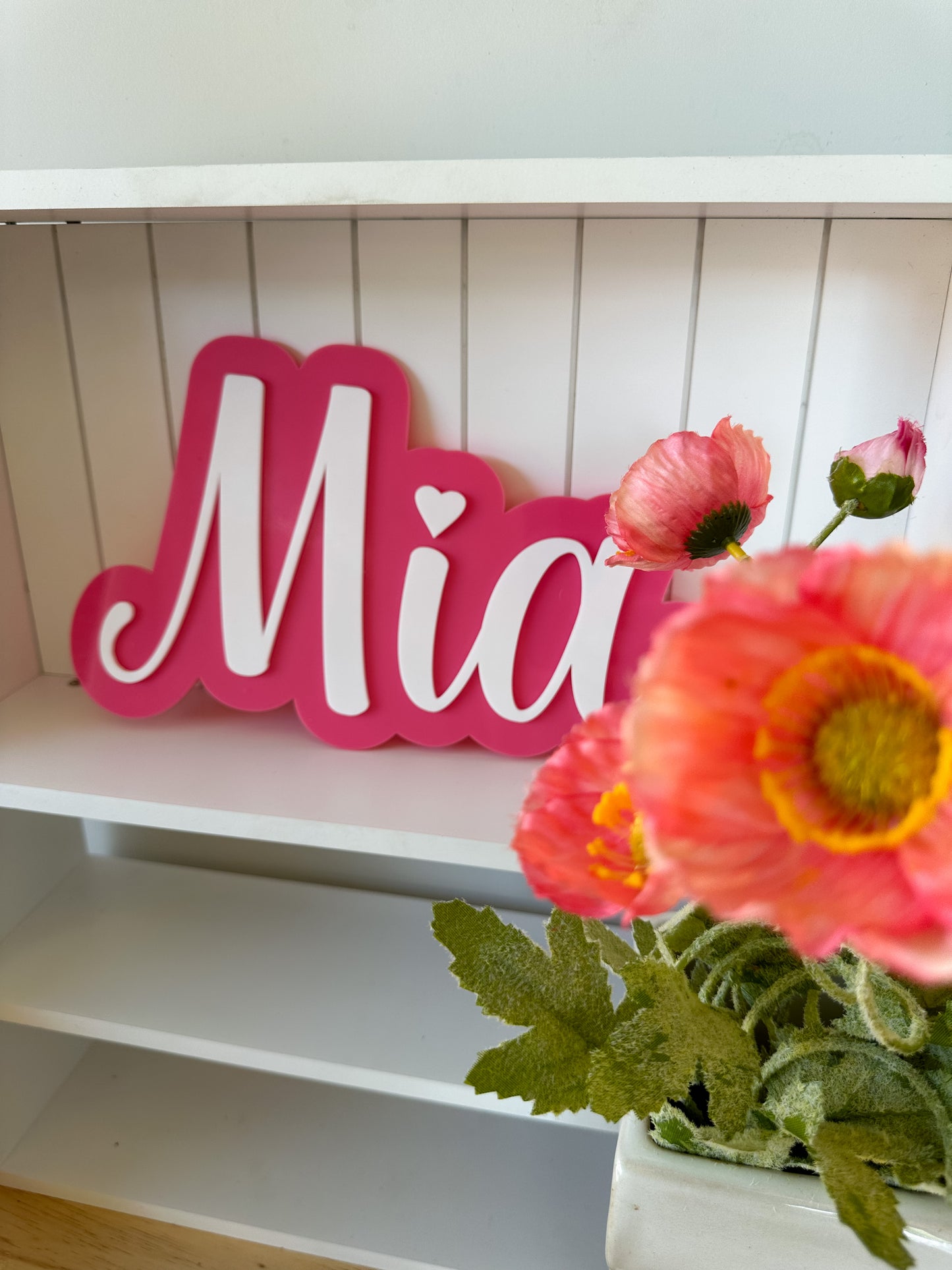 Layered Acrylic Name Sign