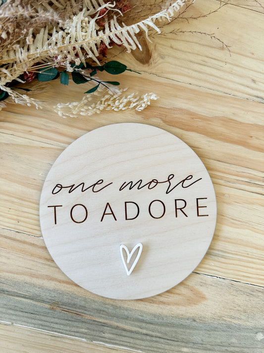 'One More to Adore' with Heart Pregnancy Announcement