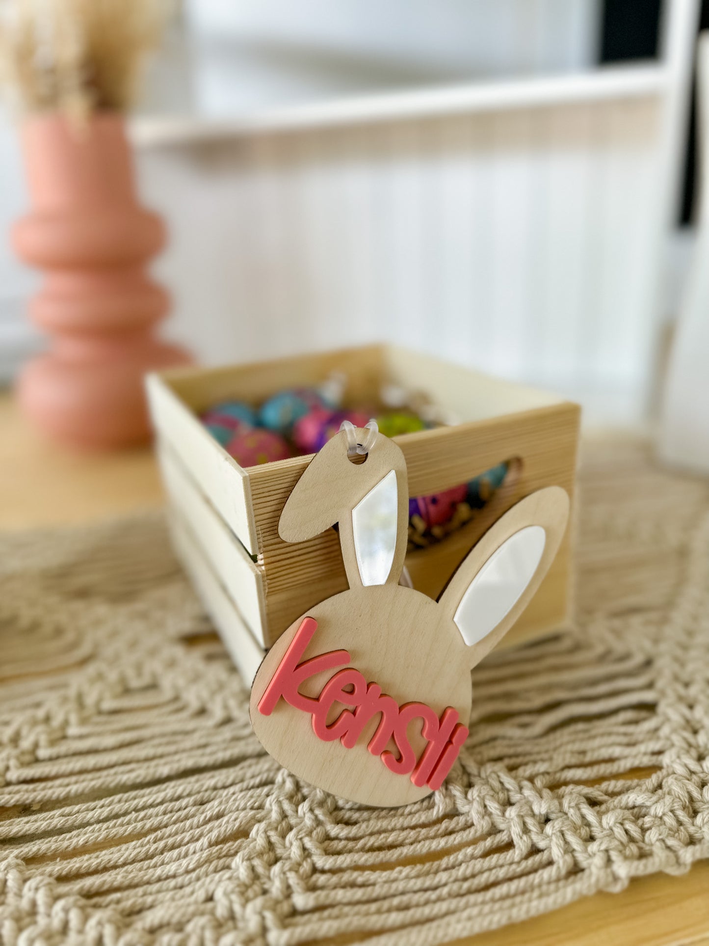 Easter Bunny Name Tag