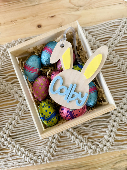 Easter Bunny Name Tag