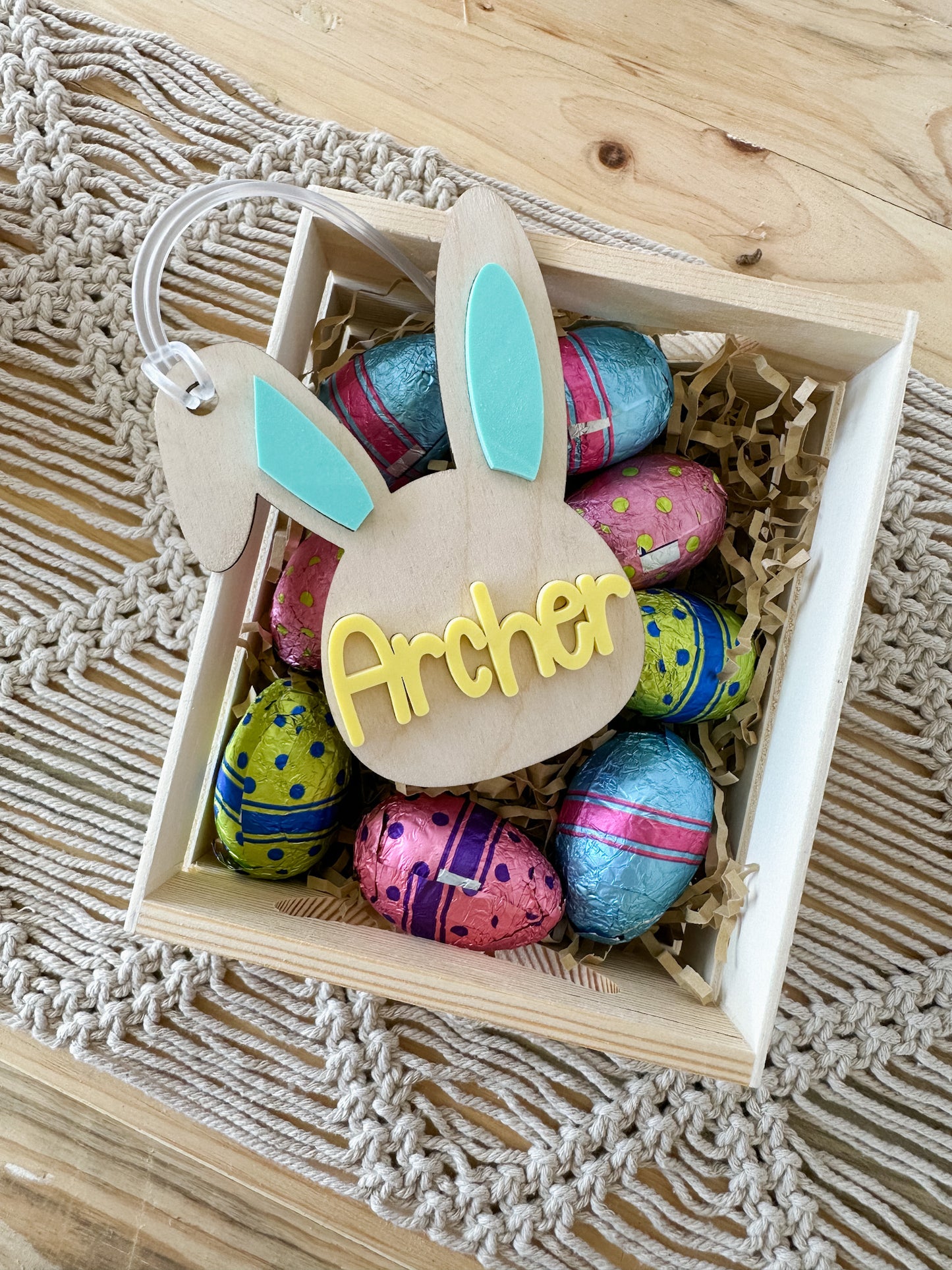 Easter Bunny Name Tag