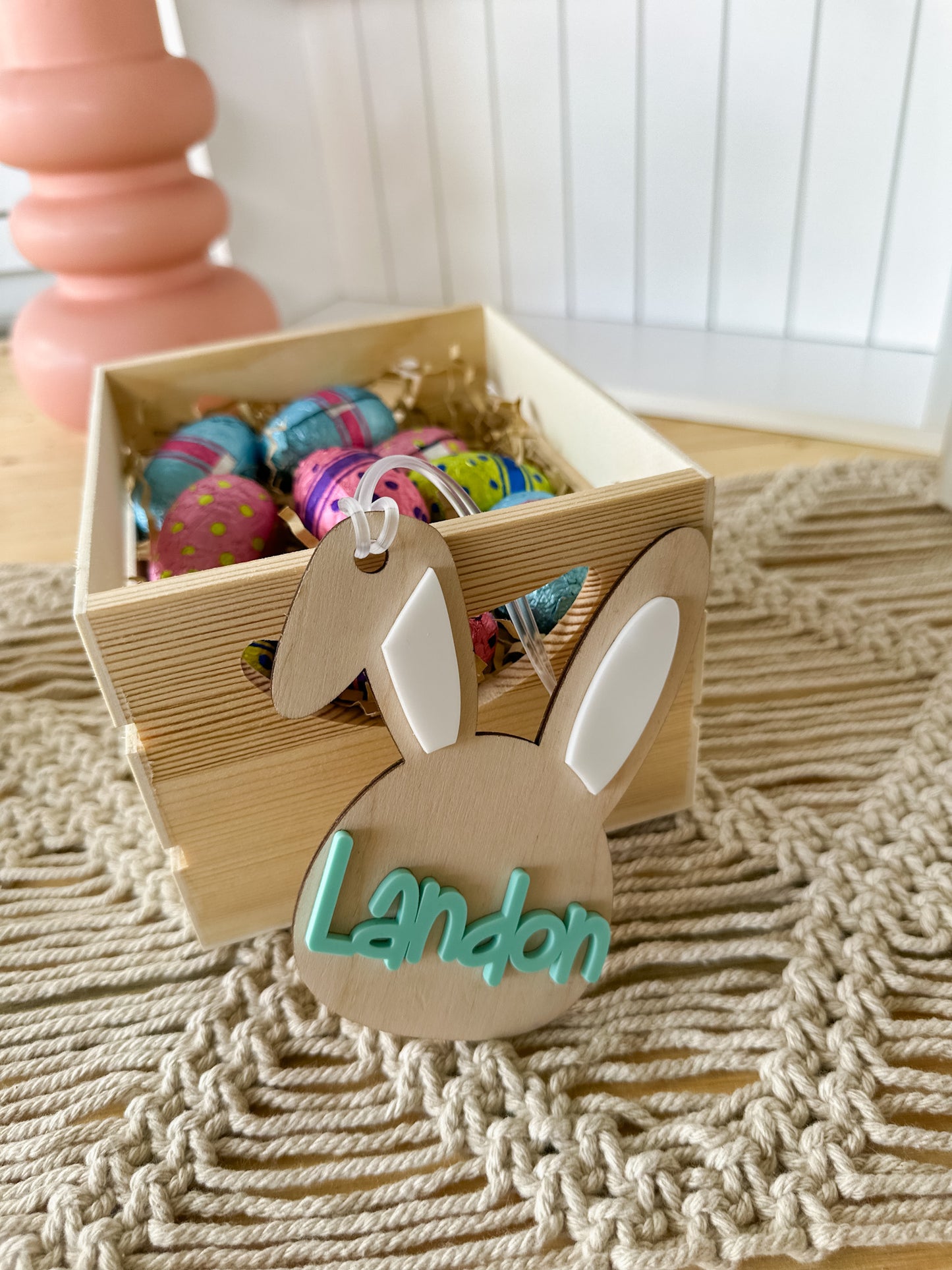 Easter Bunny Name Tag