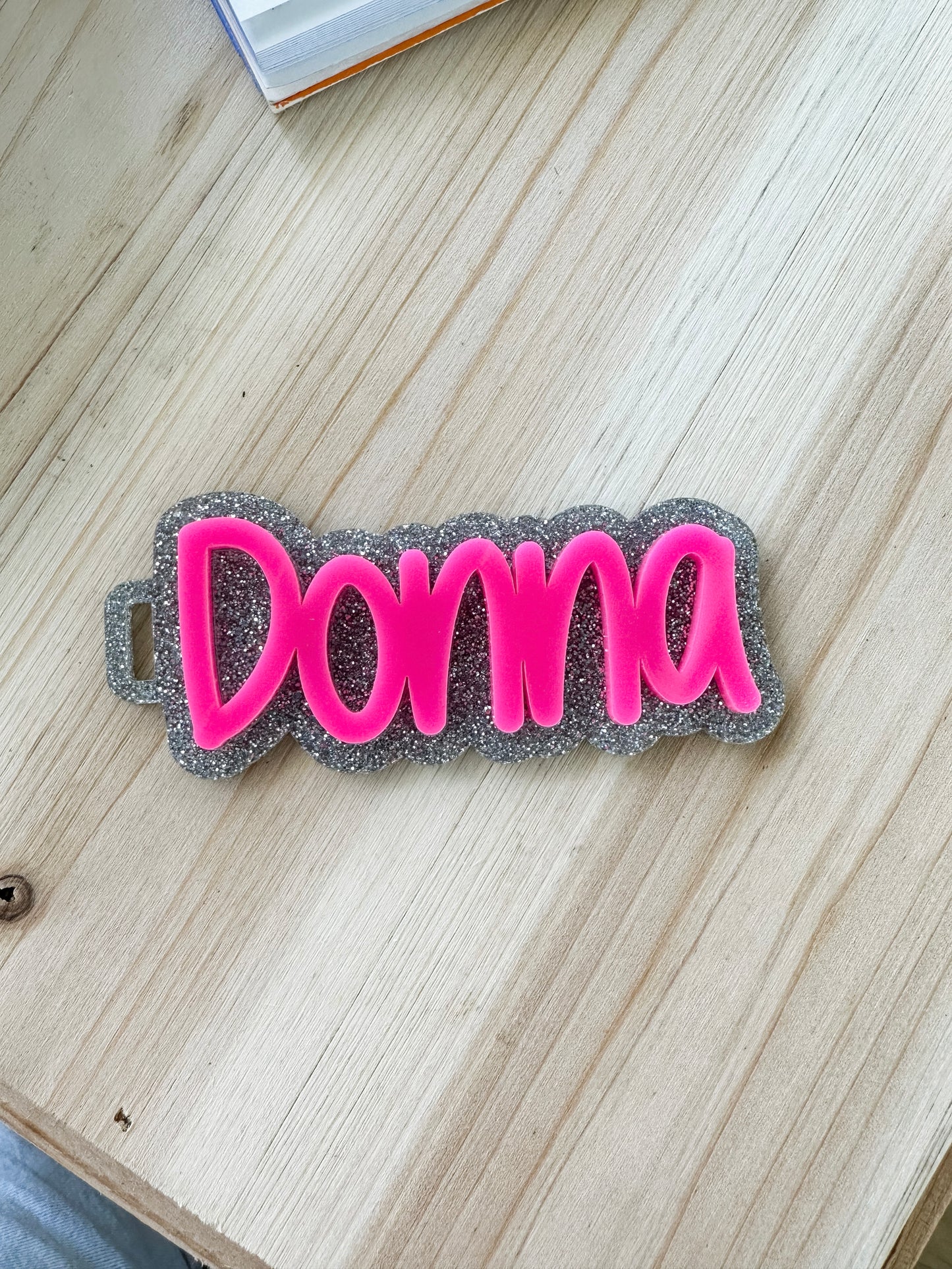 Acrylic Name Bag Tag