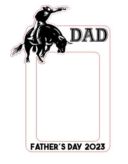 Father's Day Photo Frame Fridge Magnet