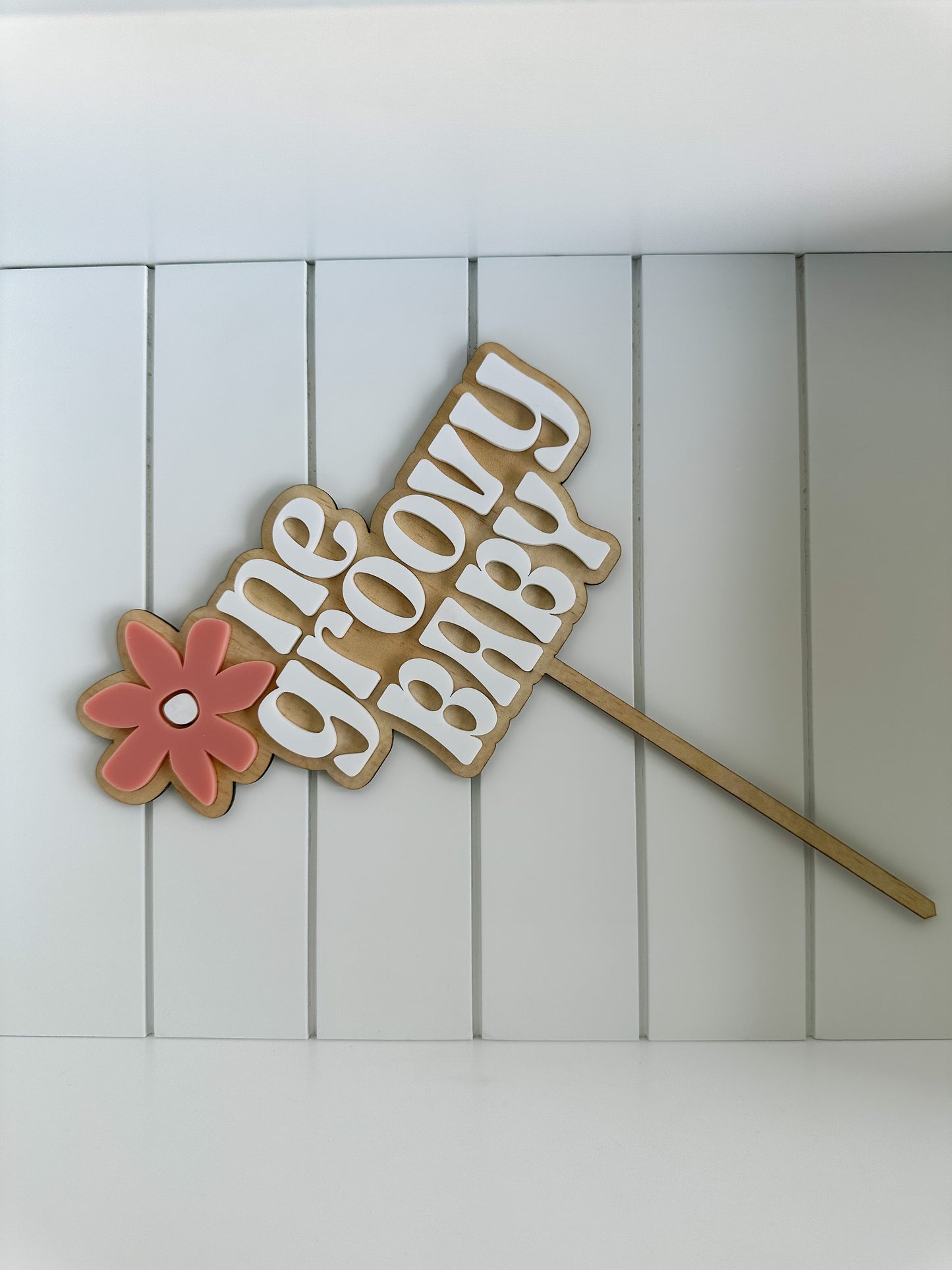 Groovy One Cake Topper