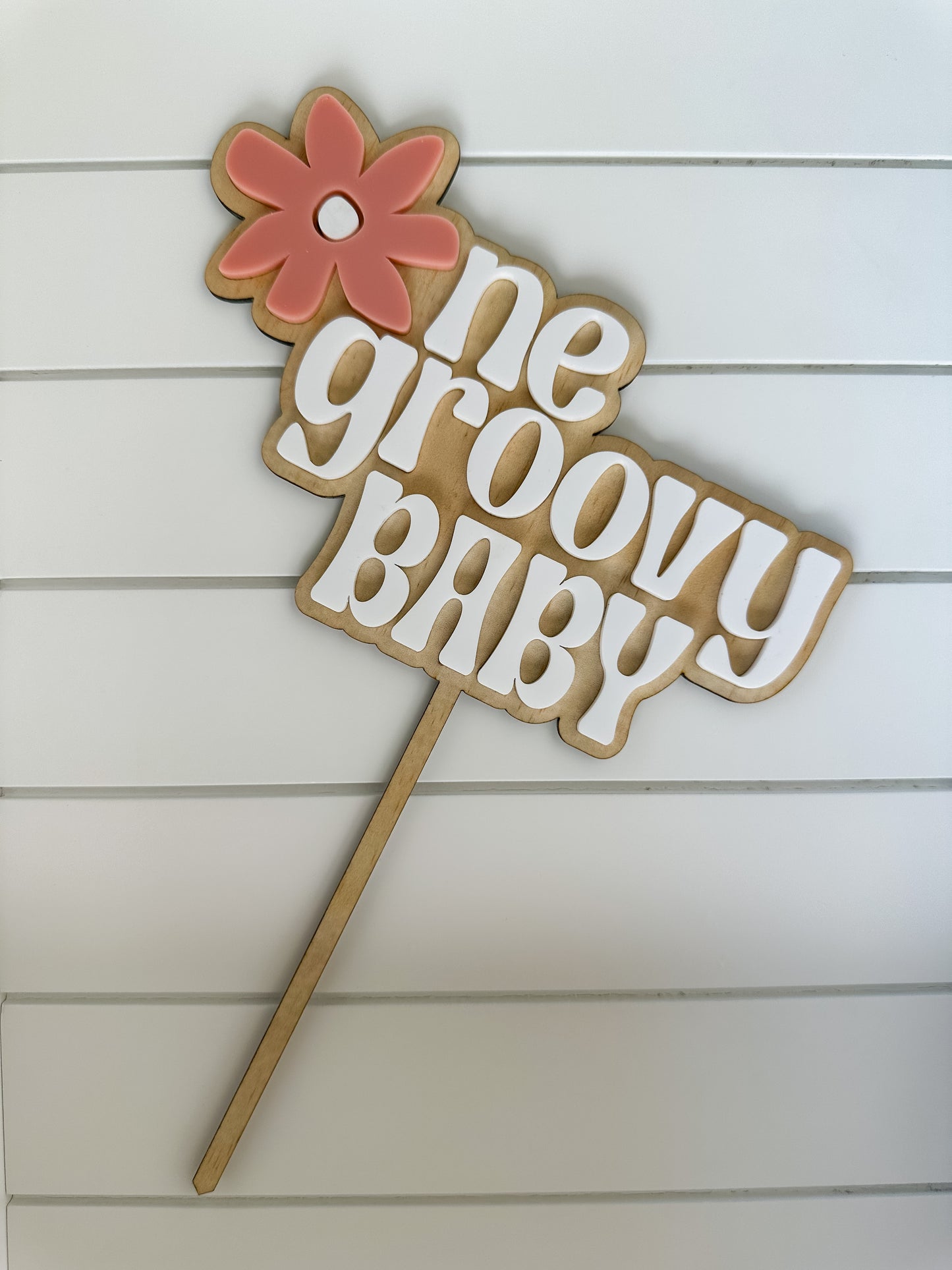 Groovy One Cake Topper